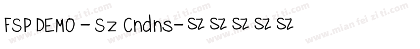 FSP DEMO - Sz Cndns字体转换